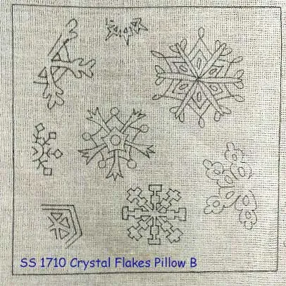 Crystal Flakes Pillow B