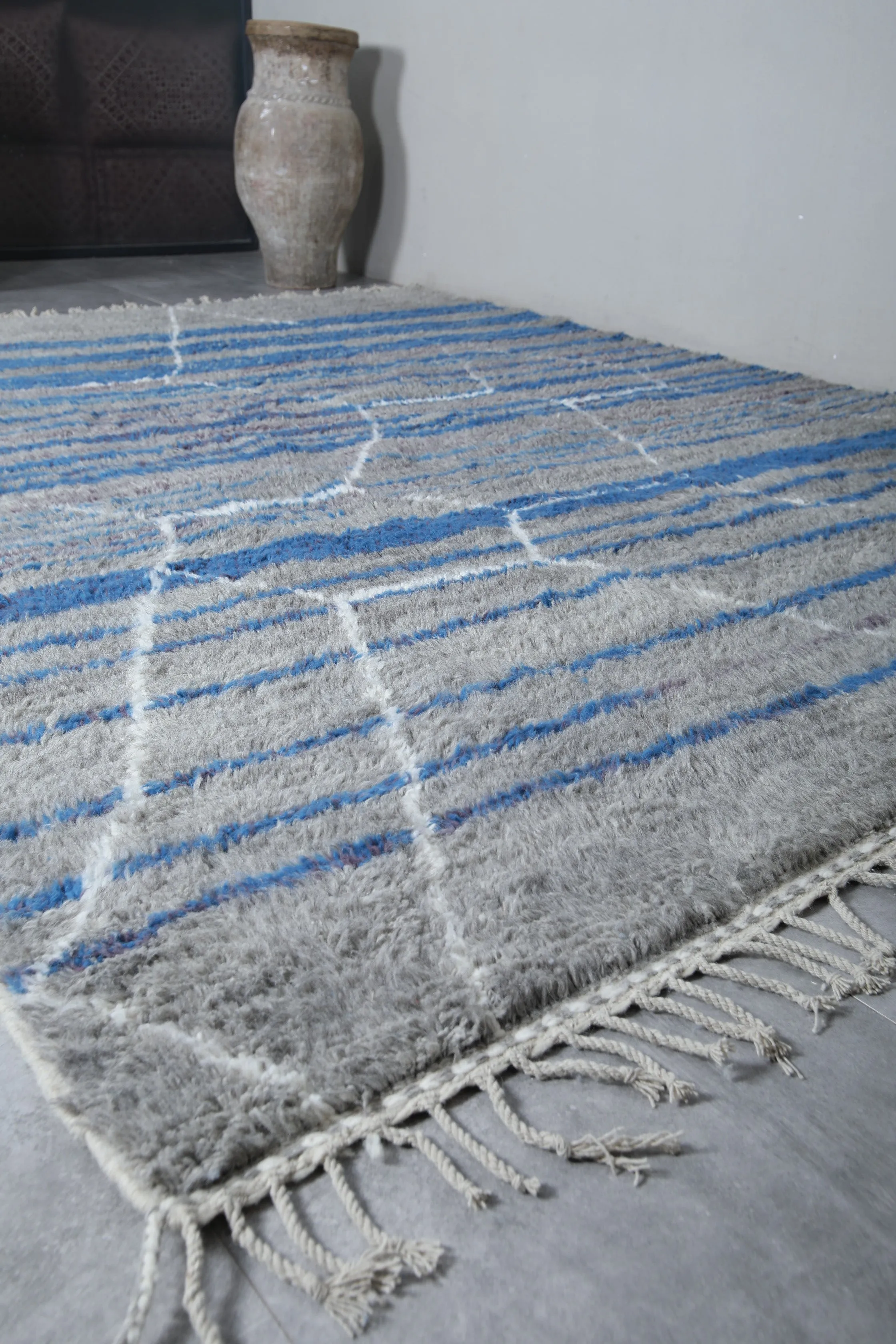 Custom Moroccan berber rug - Handmade Boujaad Rug - Warm rug