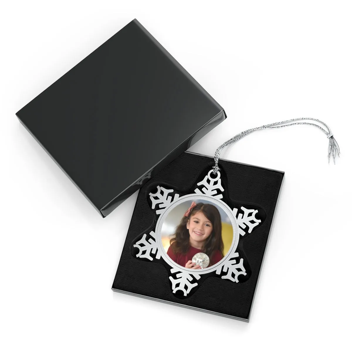 CUSTOM ORNAMENT - Pewter Snowflake Ornament