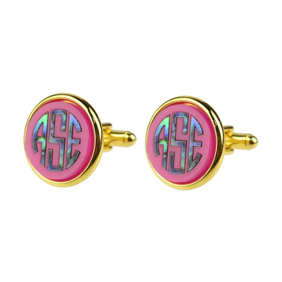 DISCONTINUED - Calypso Round Cuff Links (WS)