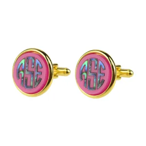 DISCONTINUED - Calypso Round Cuff Links (WS)