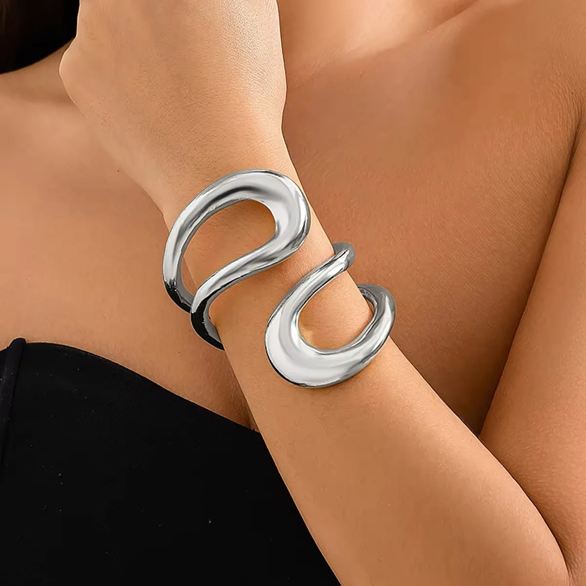 Double Hollowed African Tribal Bracelet