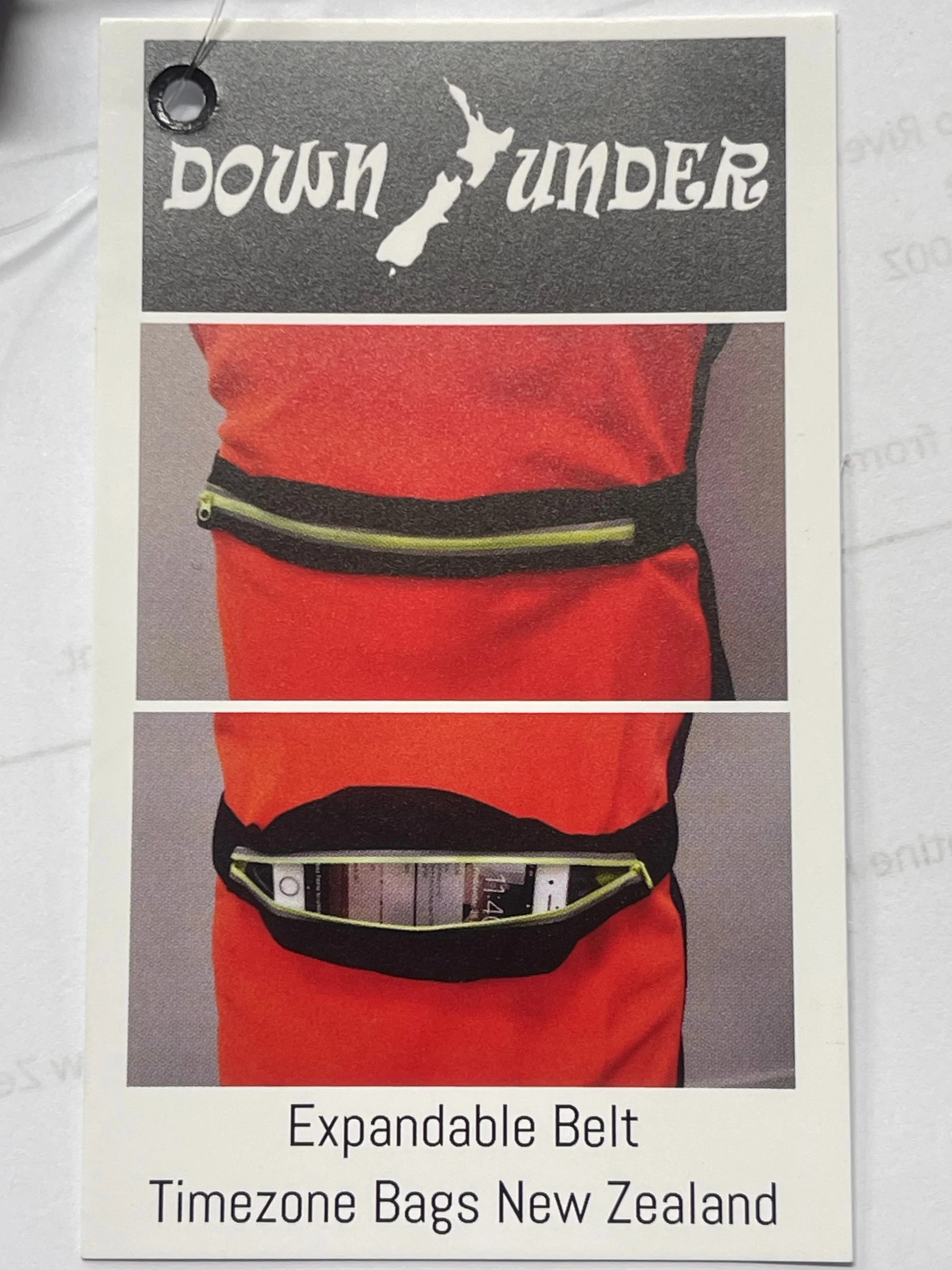 Down Under Expandable travel/sport Belt