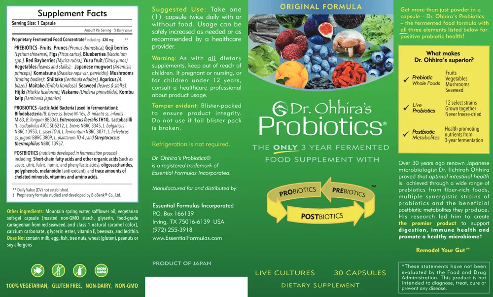 Dr. Ohhira's Probiotics Original