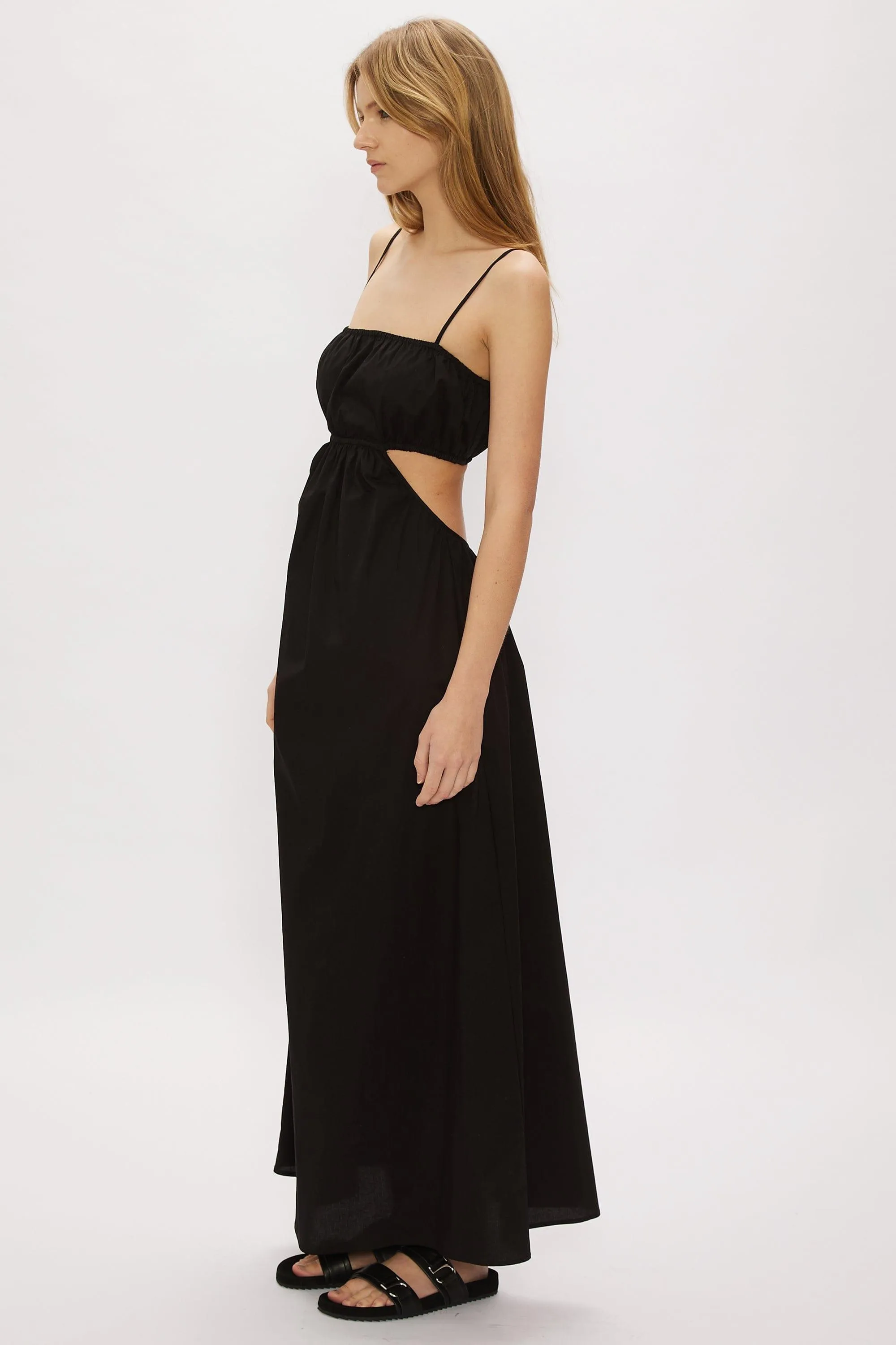 DREAM WEAVER MAXI DRESS | BLACK