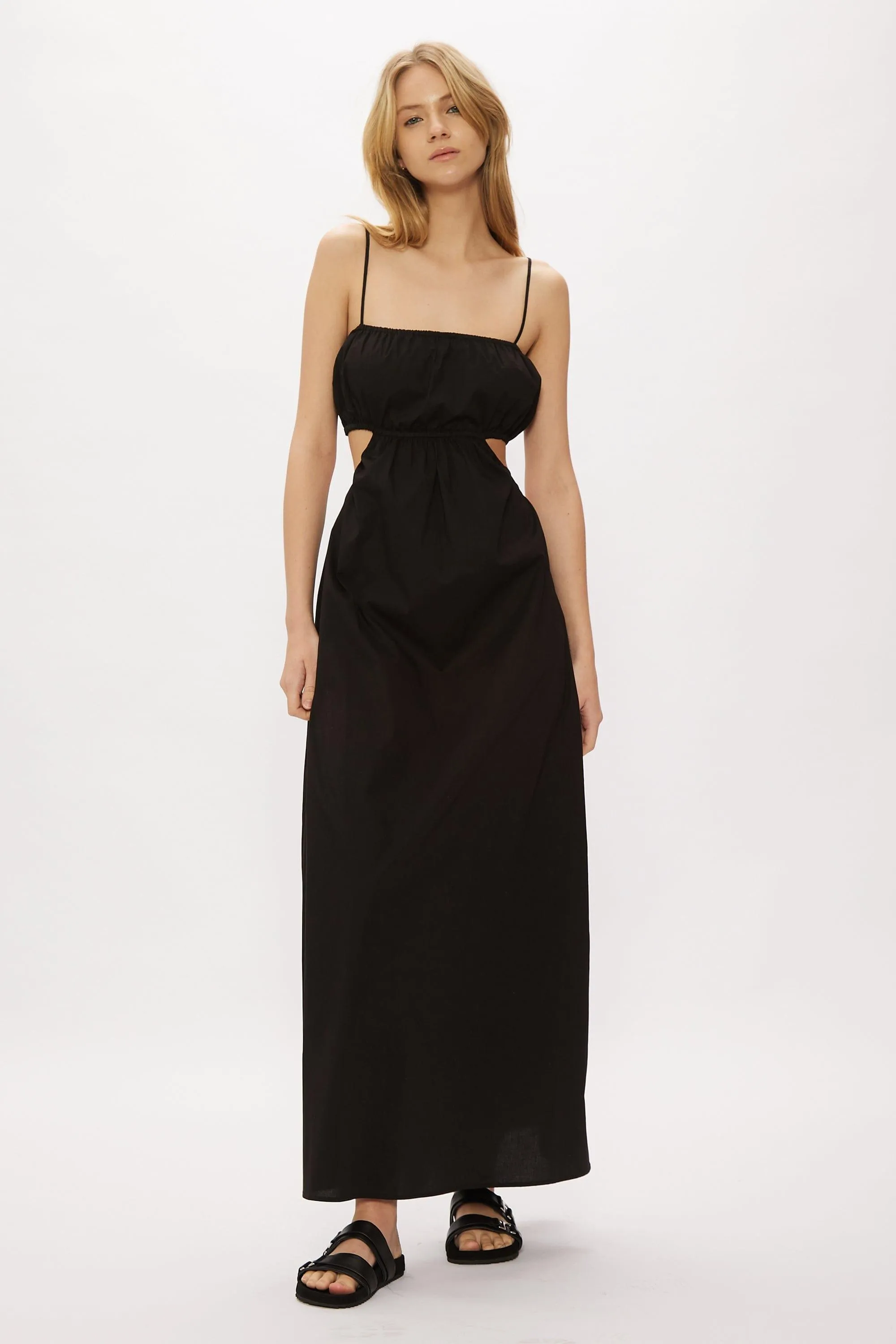 DREAM WEAVER MAXI DRESS | BLACK