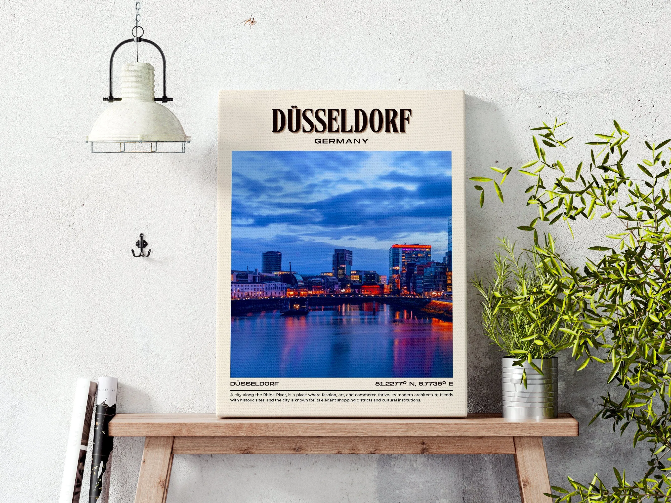 Düsseldorf Vintage Wall Art, Germany