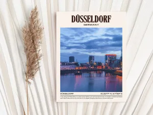 Düsseldorf Vintage Wall Art, Germany