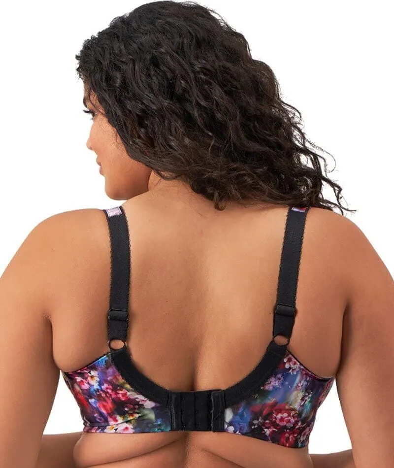 Elomi Lucie Underwire Stretch Plunge Bra - Cherry Blossom