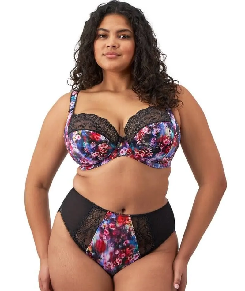 Elomi Lucie Underwire Stretch Plunge Bra - Cherry Blossom