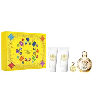 Eros Pour Femme by Versace for Women 3.4 oz EDP 4pc Gift Set