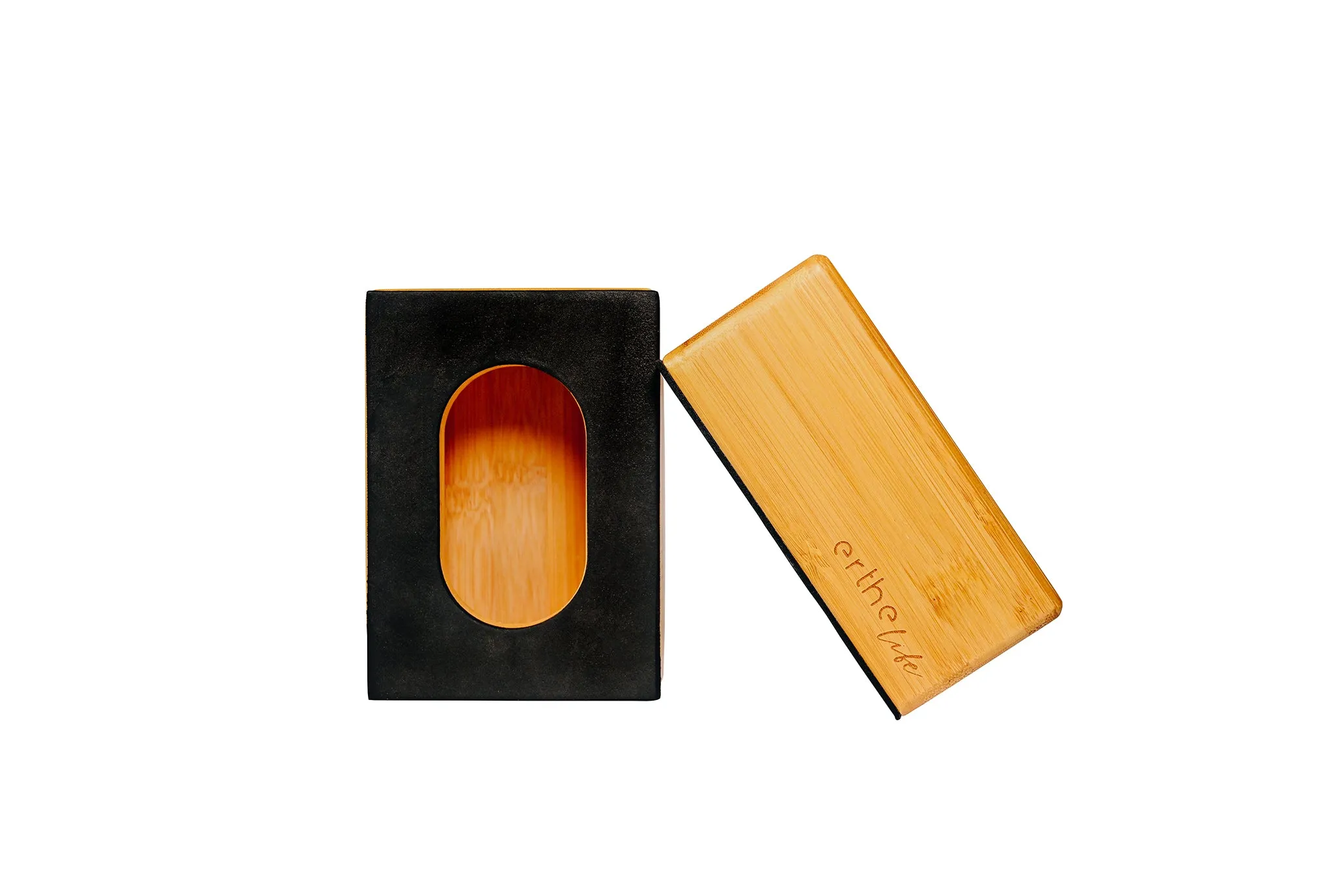 Erthe Life Handstand Training Blocks & Mat Starter Kit (Bamboo/Black Bundle)