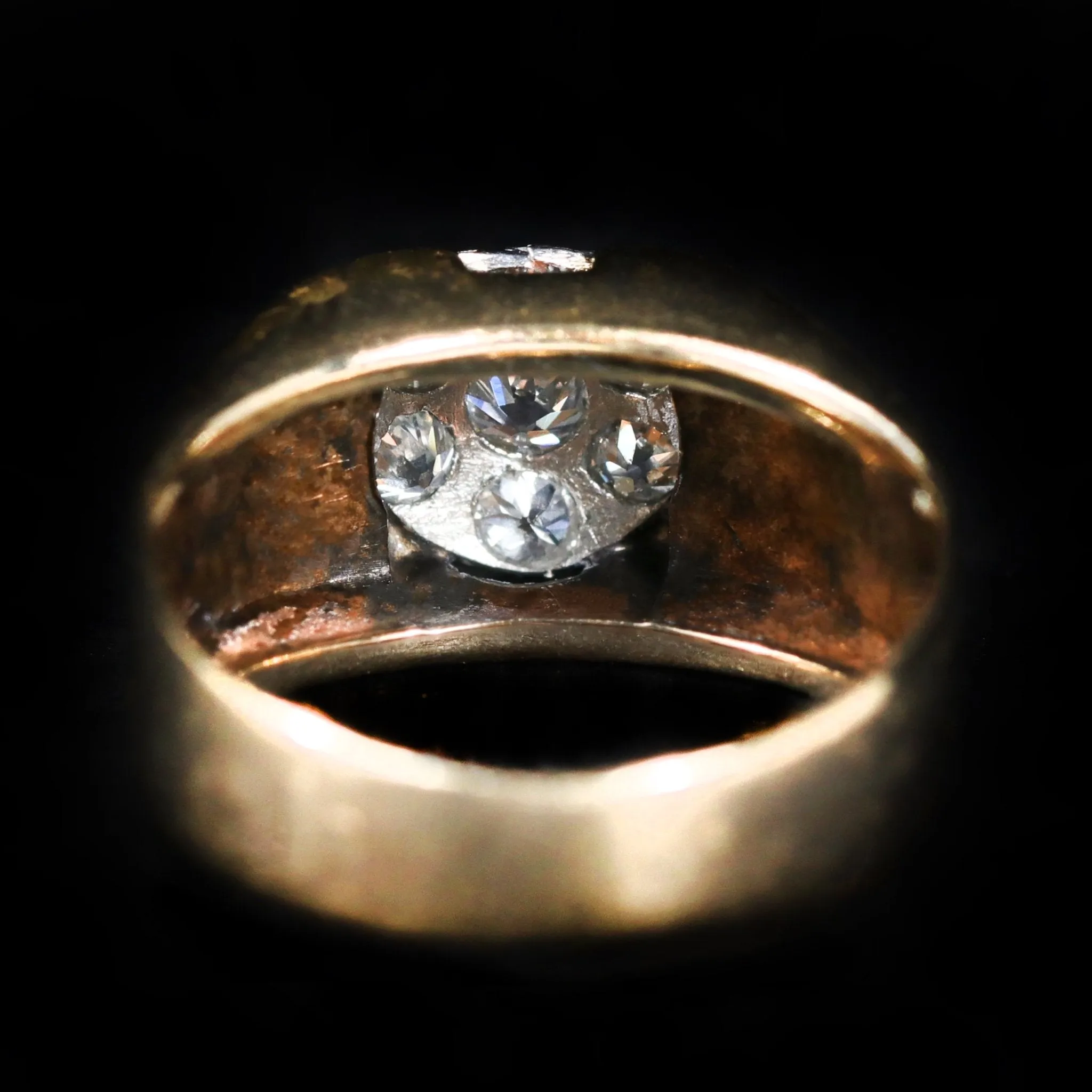 Estate 0.55 CTW Old Mine Cut Diamond Ring