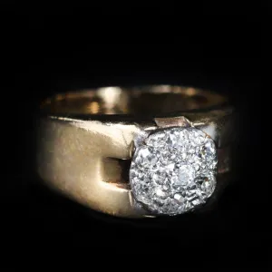 Estate 0.55 CTW Old Mine Cut Diamond Ring