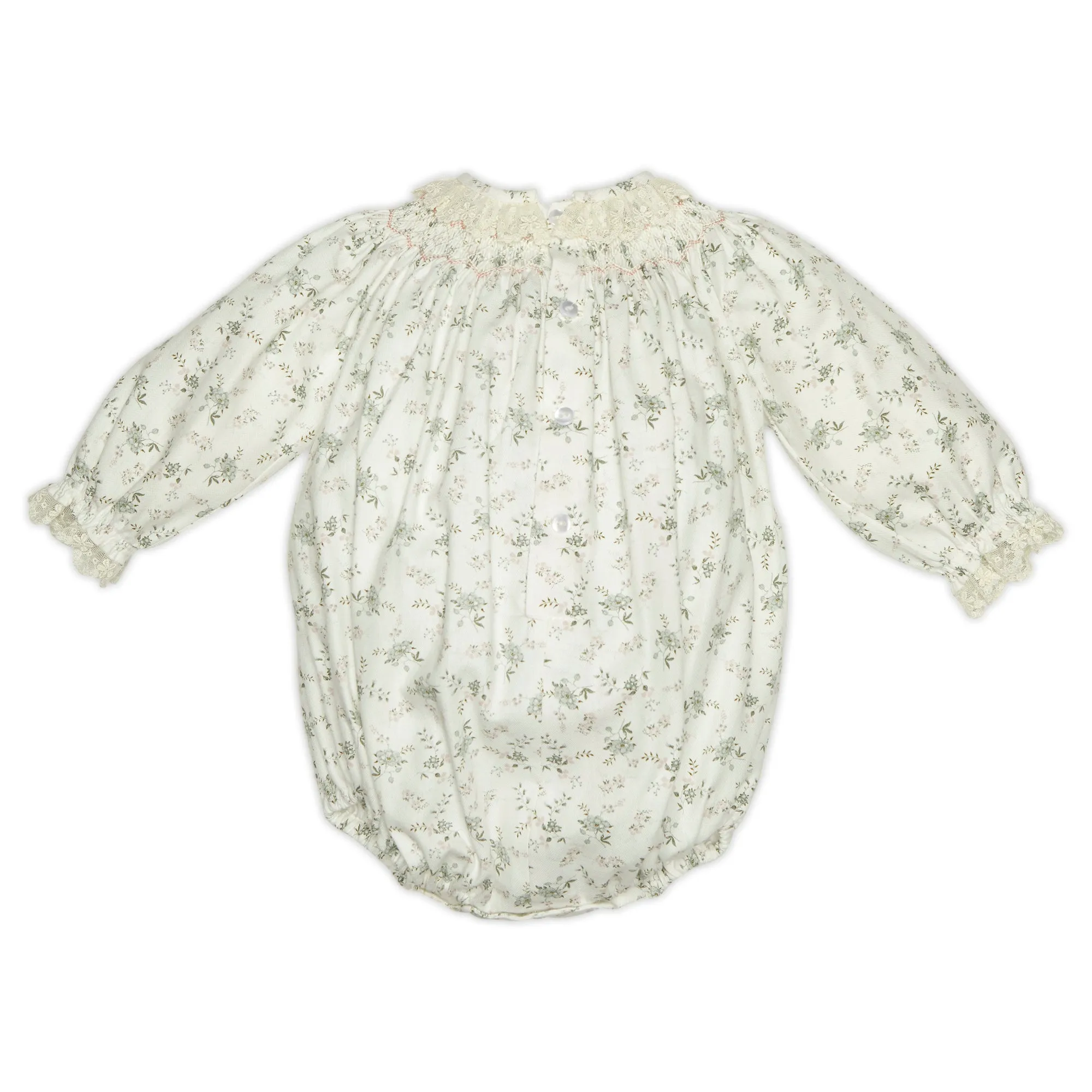 EVELINA HAND-SMOCKED ROMPER