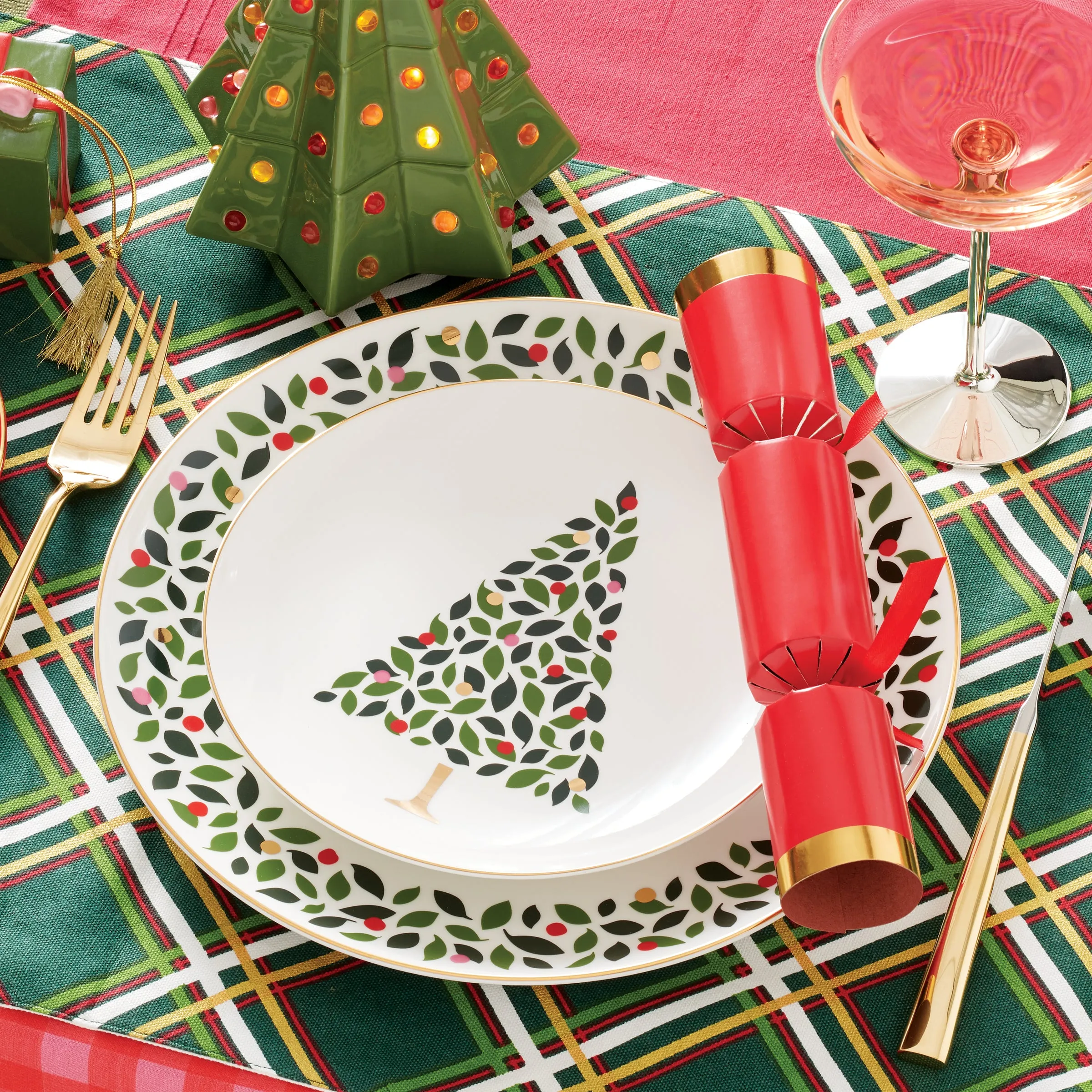 Evergreen 4-Piece Accent Plates