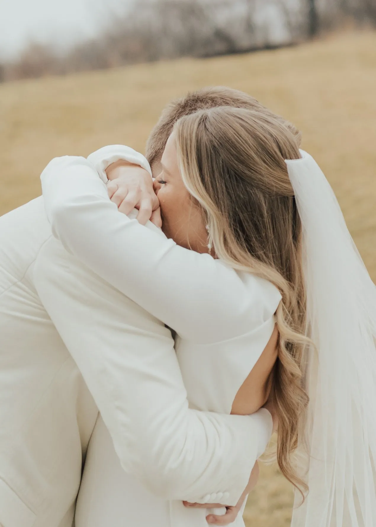 Extra Long Royal Wedding Veil, Single Tier Raw Edge Bridal Veil