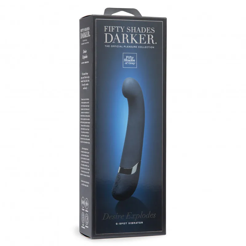 Fifty Shades Darker Desire Explodes USB  Rechargeable G-Spot Vibrator
