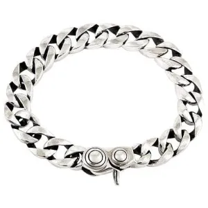 Figaro Link Chain Sterling Silver Bracelet