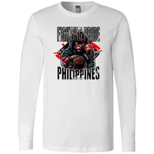 Fighting Pride Of The Philippines Boxing Unisex Jersey Long Sleeve T-Shirt