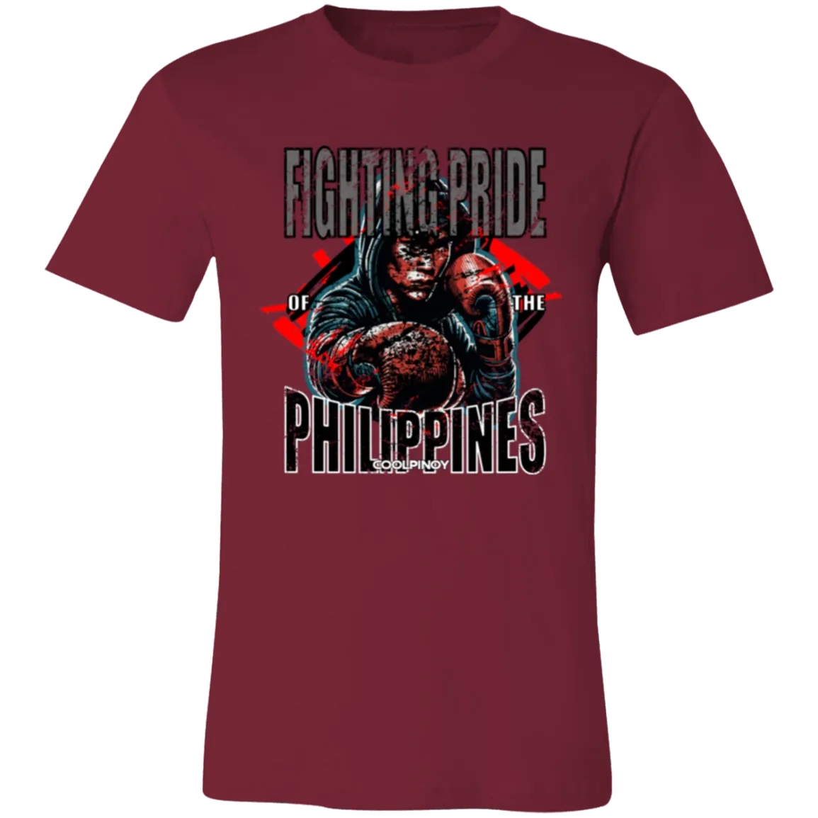 Fighting Pride Of The Philippines Boxing Unisex Jersey T-Shirt