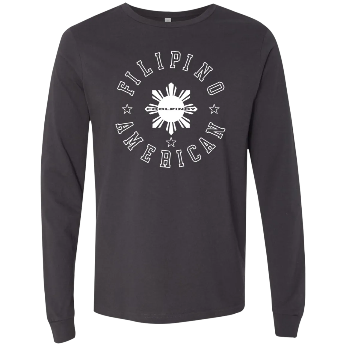 Filipino American White Sun Unisex Jersey Long Sleeve T-Shirt