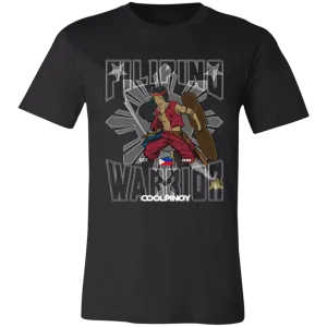 Filipino Warrior Grey Sun and Stars Unisex Jersey T-Shirt