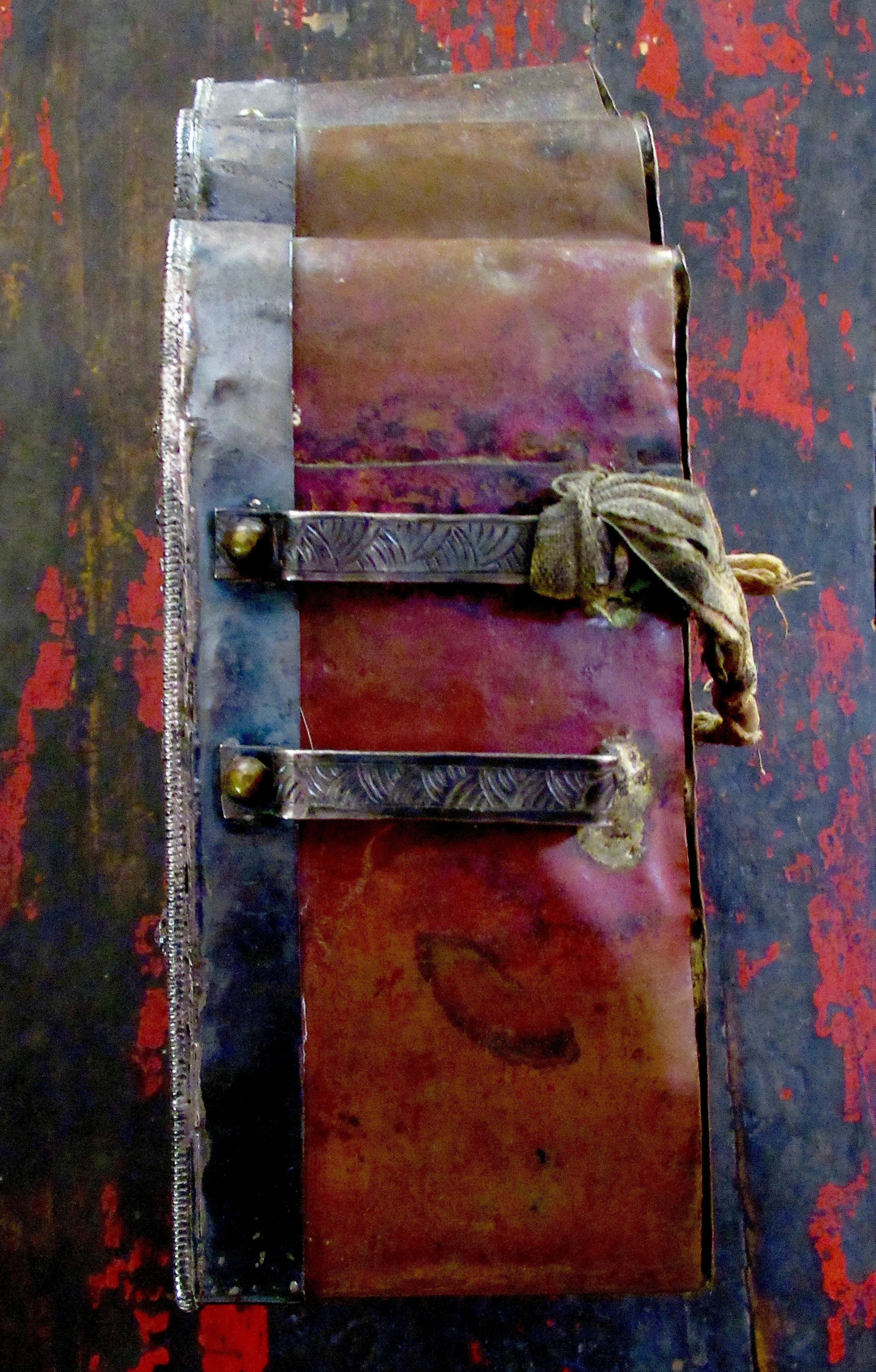 Fine, Chased and Repoussed Silver Shrine Box from Tibet