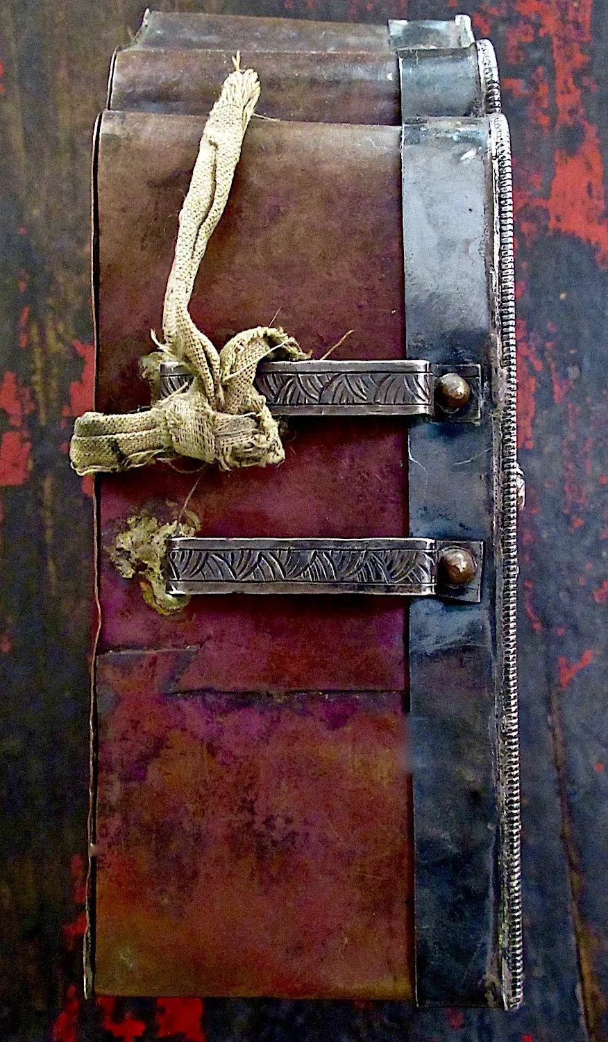 Fine, Chased and Repoussed Silver Shrine Box from Tibet