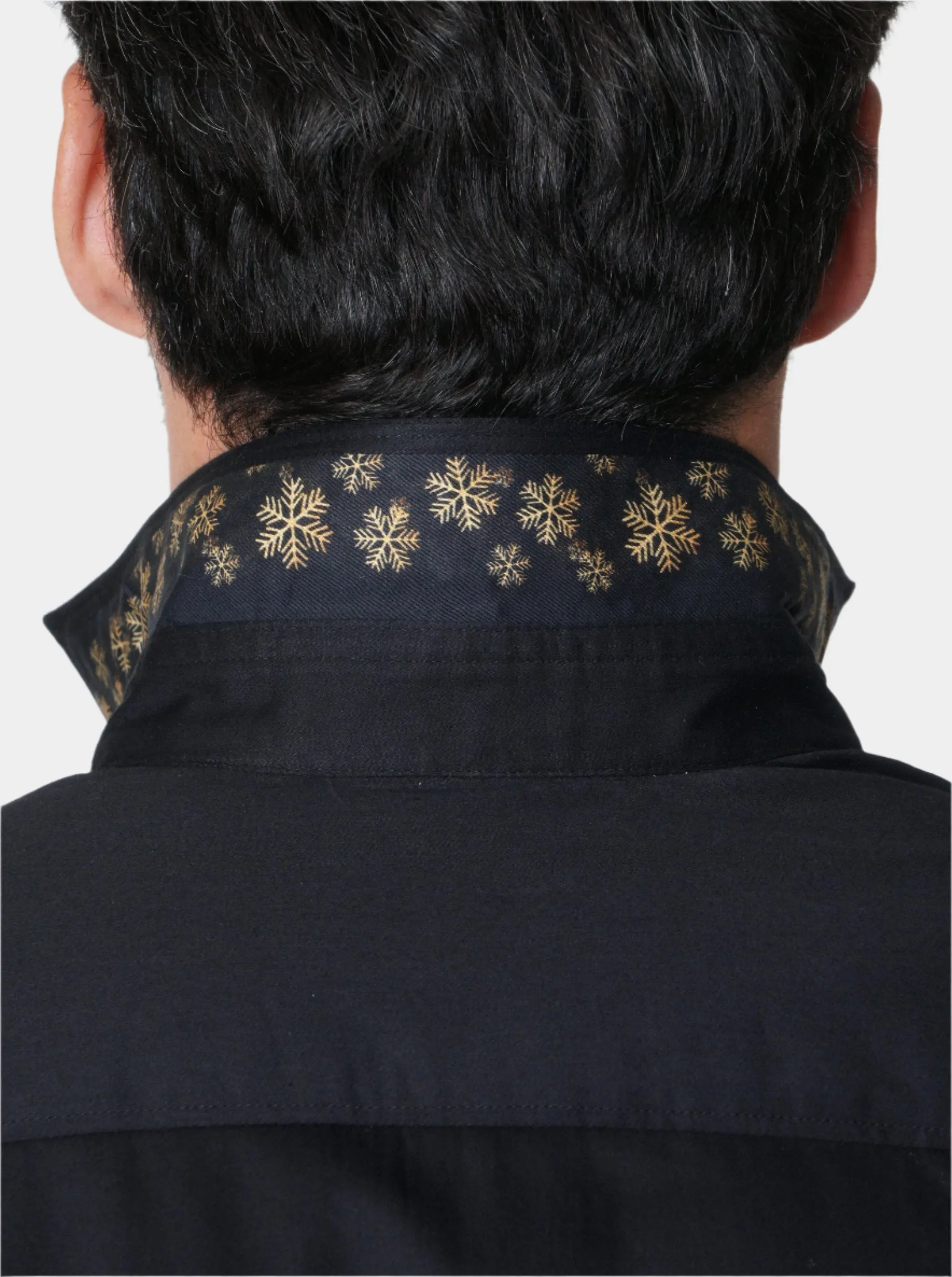 FIREPLACE DRINKS LONG SLEEVE BUTTON DOWN SHIRT