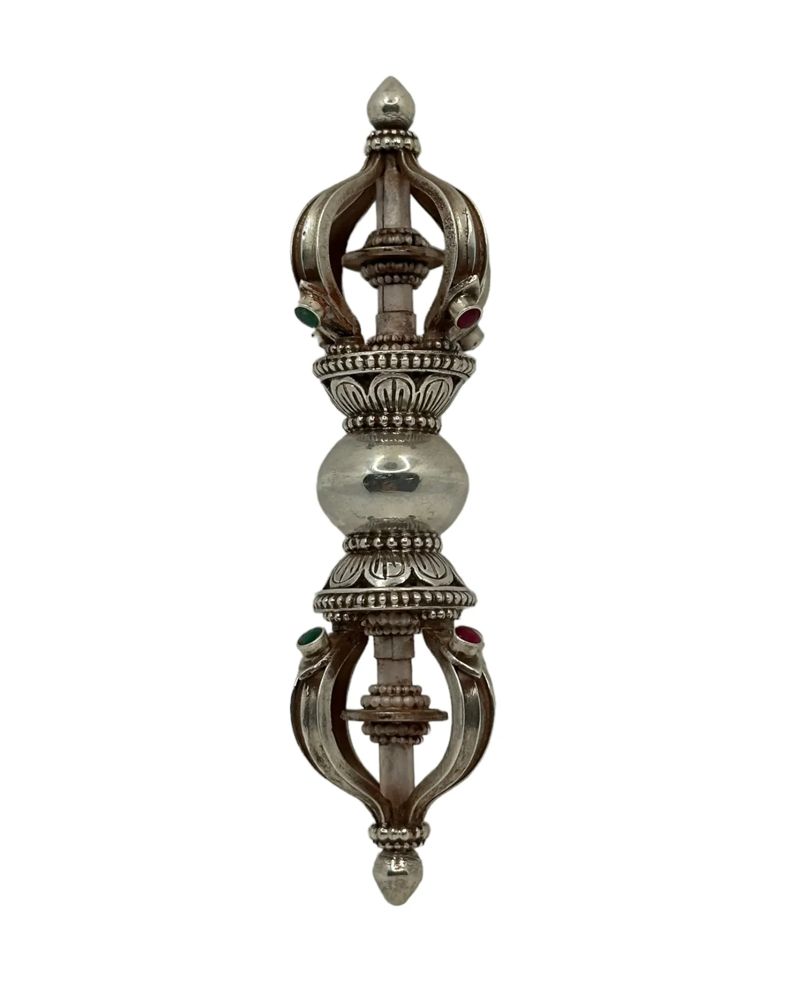 Five Prone Silver Bell and Vajra