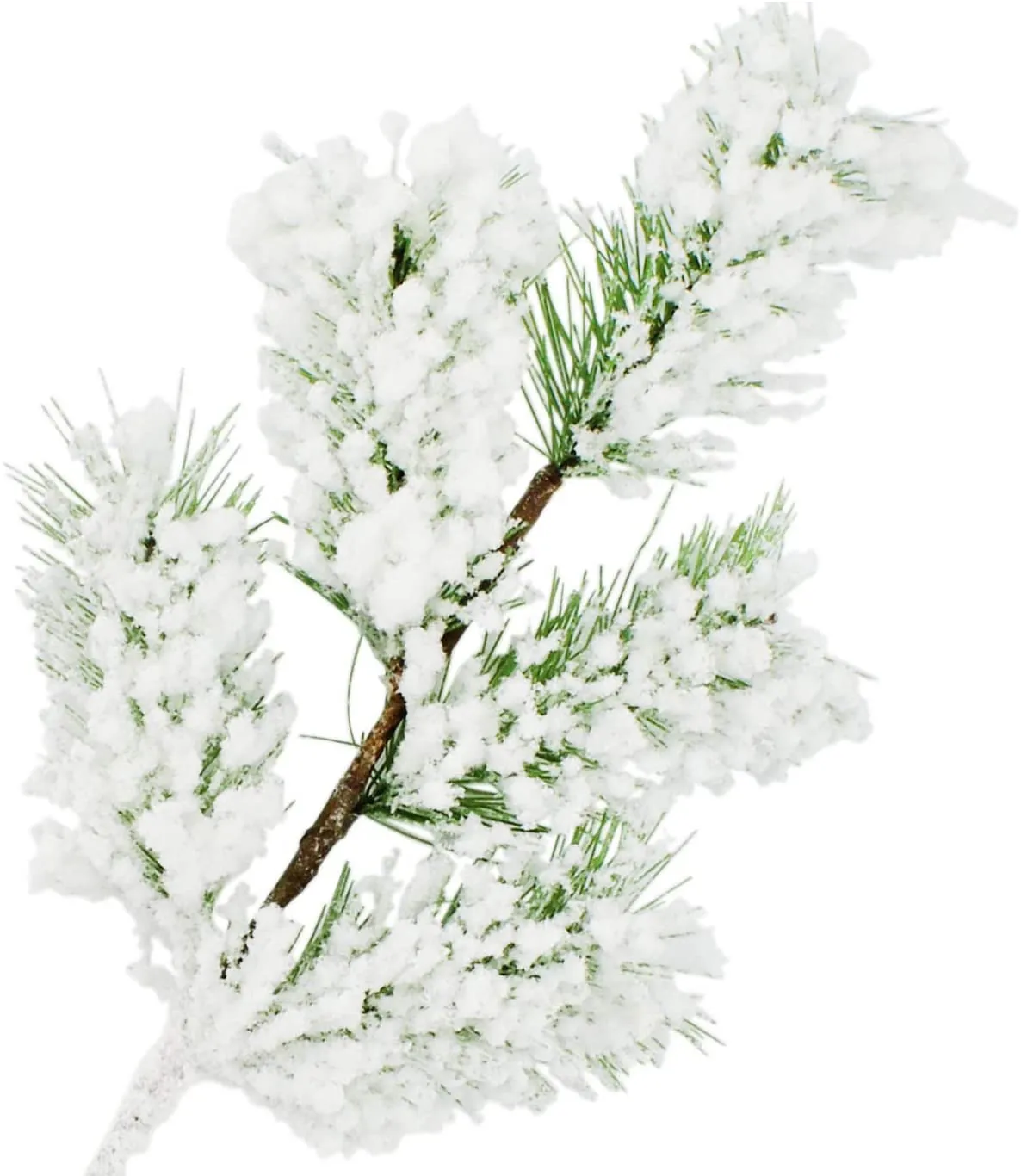 Flocked Evergreen Greenery Picks (Case of 60)