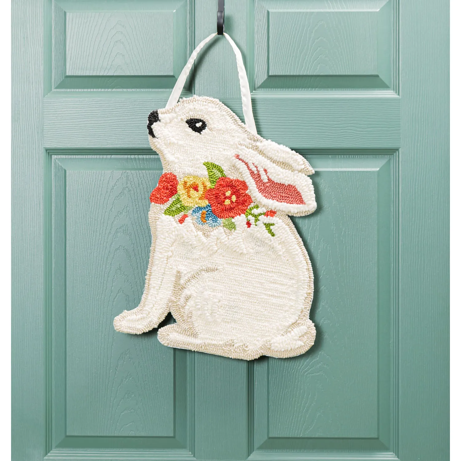 Floral Bunny Hooked Door Décor,2dhp1712