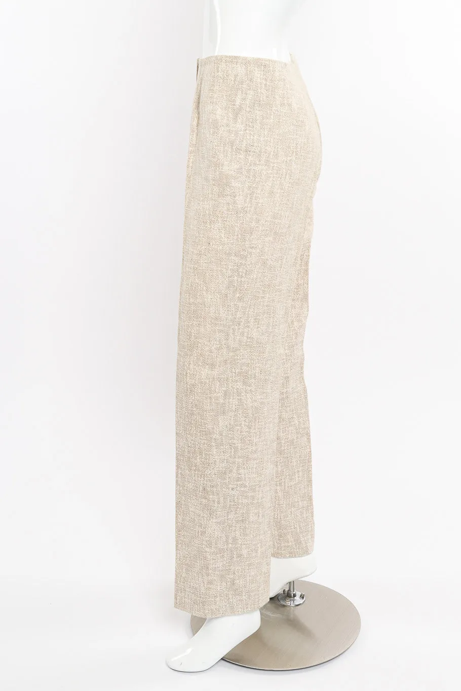 Floral Linen Duster Vest & Pant Set