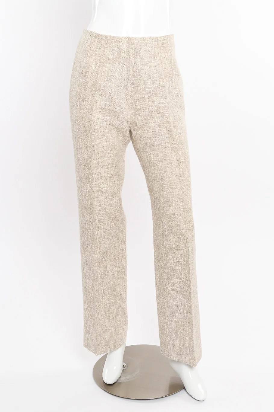 Floral Linen Duster Vest & Pant Set
