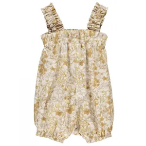 Floral Print Poplin Sunsuit