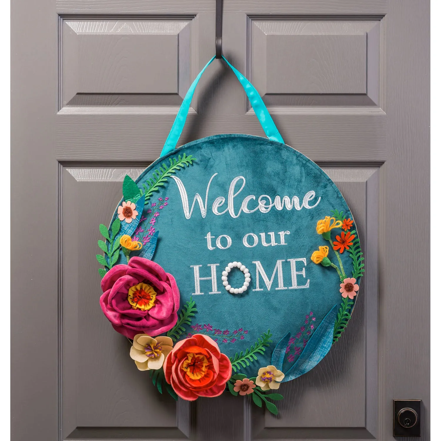 Floral Spring Wreath Door Décor,2dhbe1723