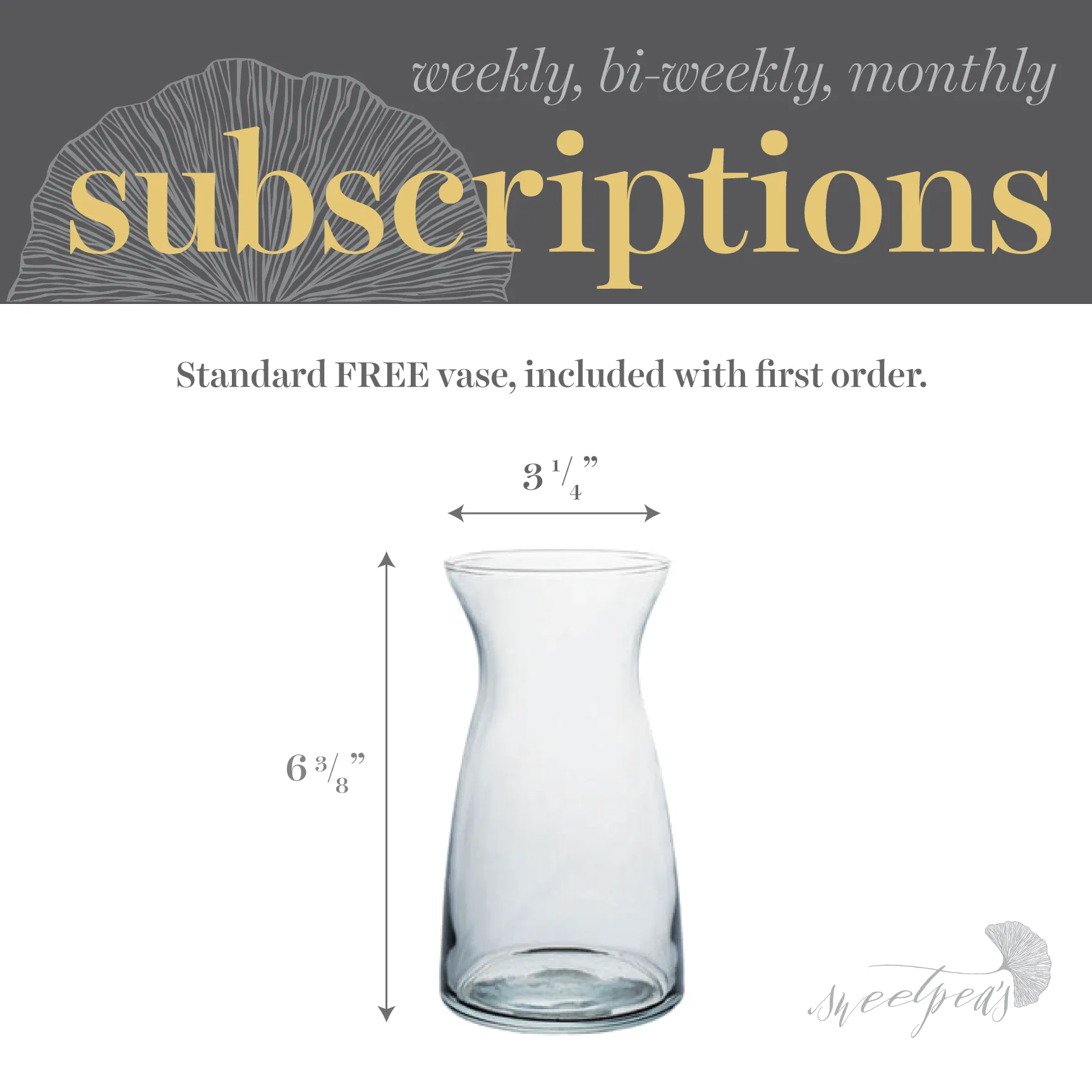 Floral Subscriptions - Seasonal Bouquet (Standard)