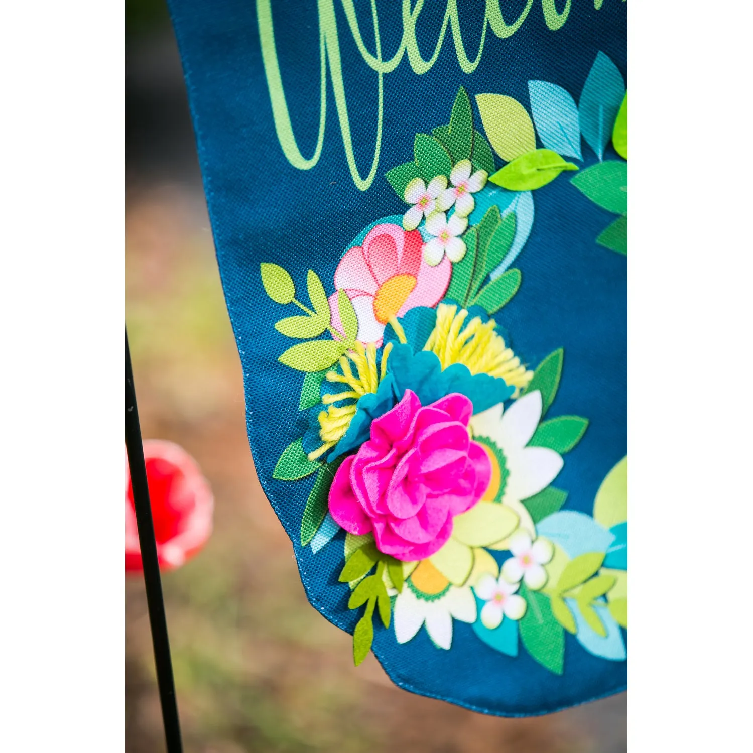 Flower Garden Garden Burlap Flag,14b8388
