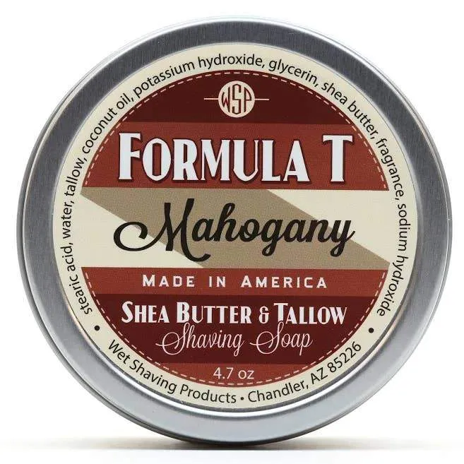 Formula T Shave Soap - Mahogany