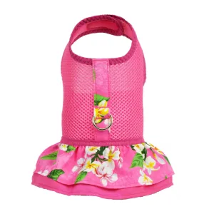 Fuchsia Hawaiian Ruffled Dog Harness