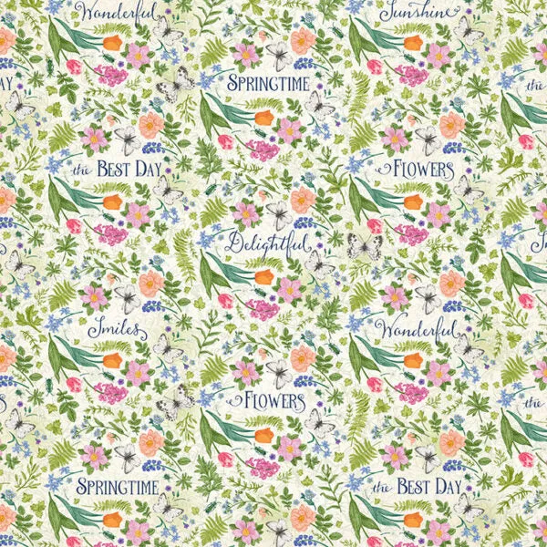 G45 - Spring is in the Air - 12x12 Single Sheet / Scatter Sunshine