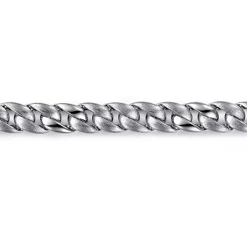 Gabriel & Co. Sterling Silver Cuban Link Chain Bracelet