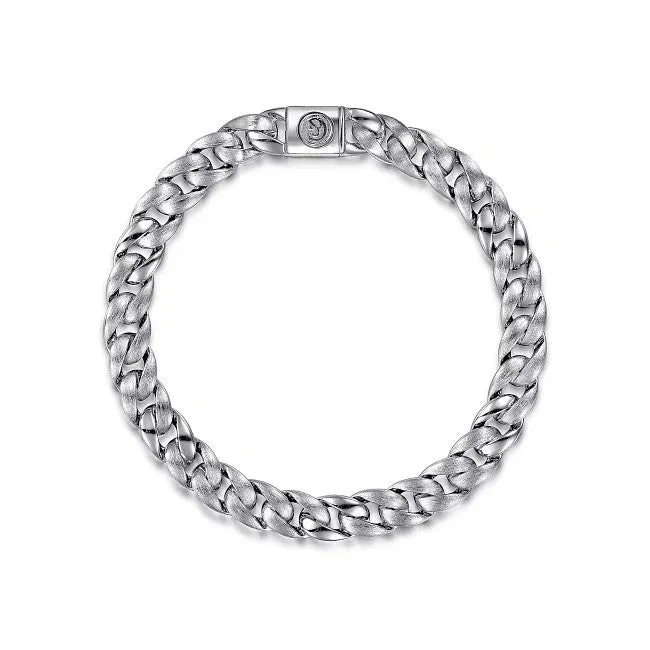 Gabriel & Co. Sterling Silver Cuban Link Chain Bracelet