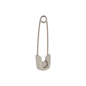 Gillian Conroy 14k White Gold Single Safety Pin Earring