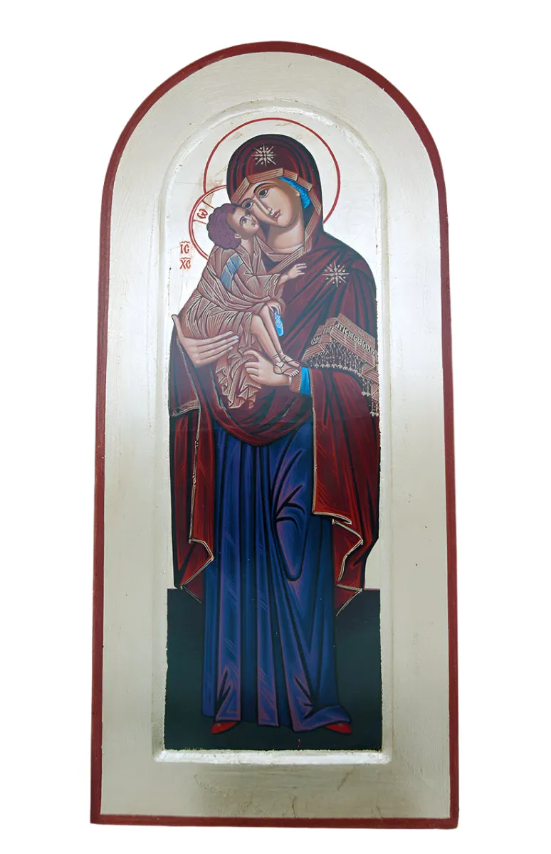 Greek Icon, Hand Painted Serigraph