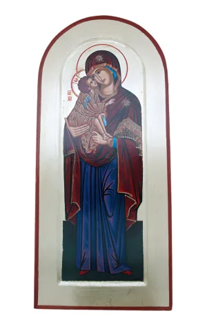 Greek Icon, Hand Painted Serigraph