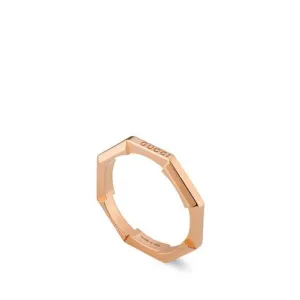 Gucci 18K Rose Gold Link To Love Ring