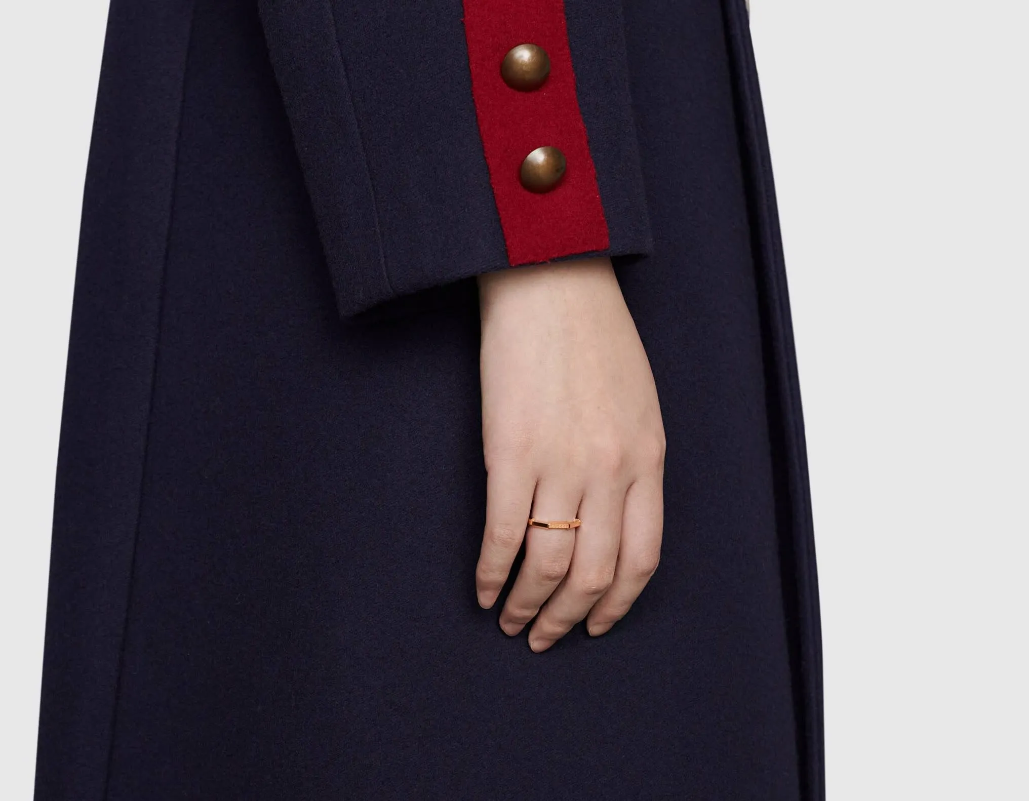 Gucci 18K Rose Gold Link To Love Ring