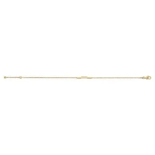 Gucci 18K Yellow Gold Link To Love Bar Bracelet